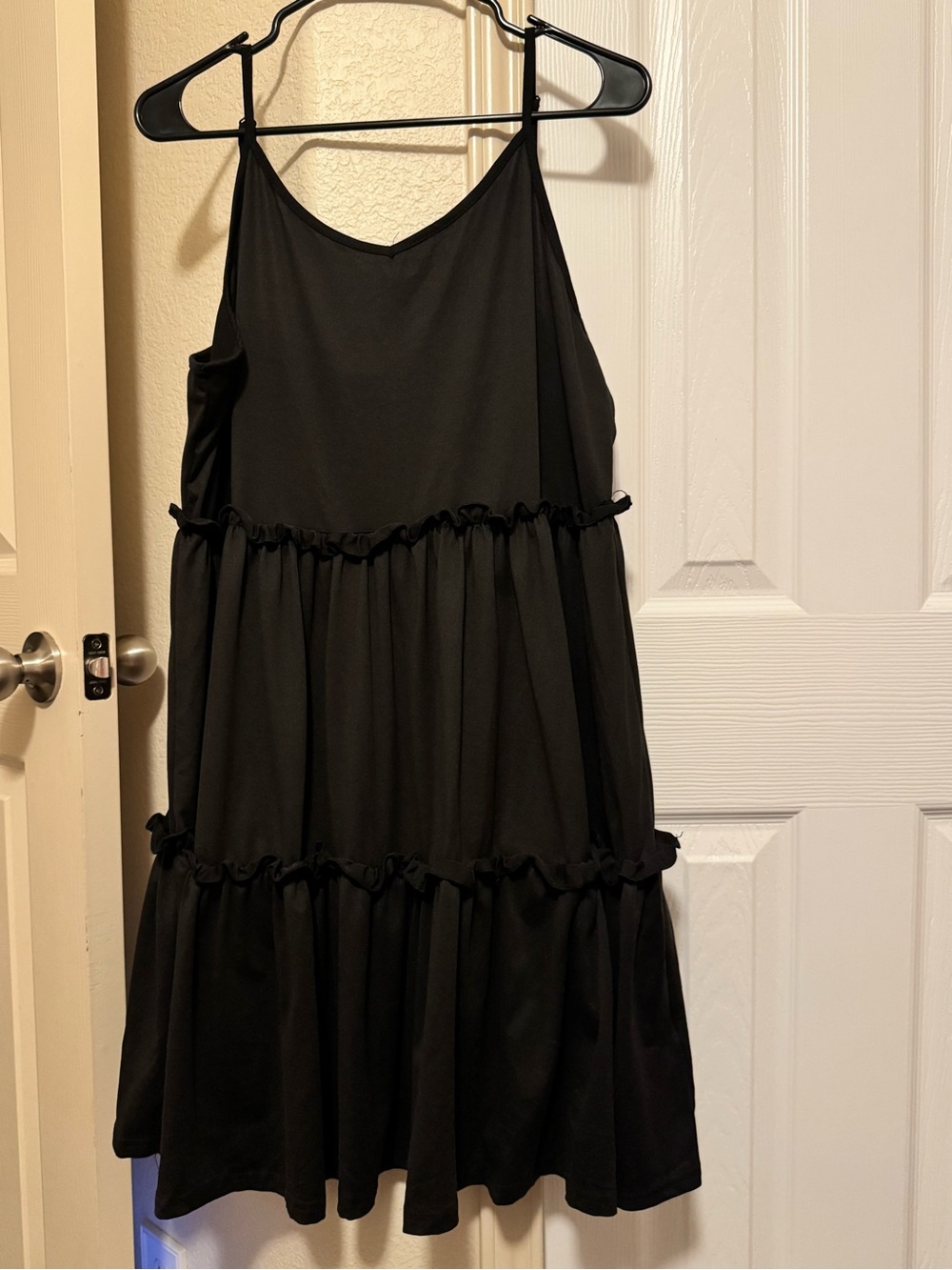 Black Tiered Ruffle Sundress